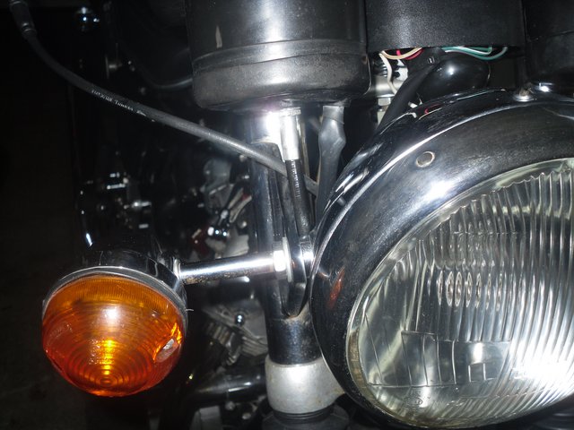 Speedo and Tach cables fouling the headlamp ears?