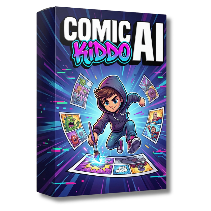 Comic Kiddo AI - Official Box