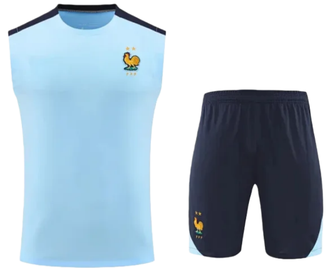 2425 France Training clothes suit vest Fan version
