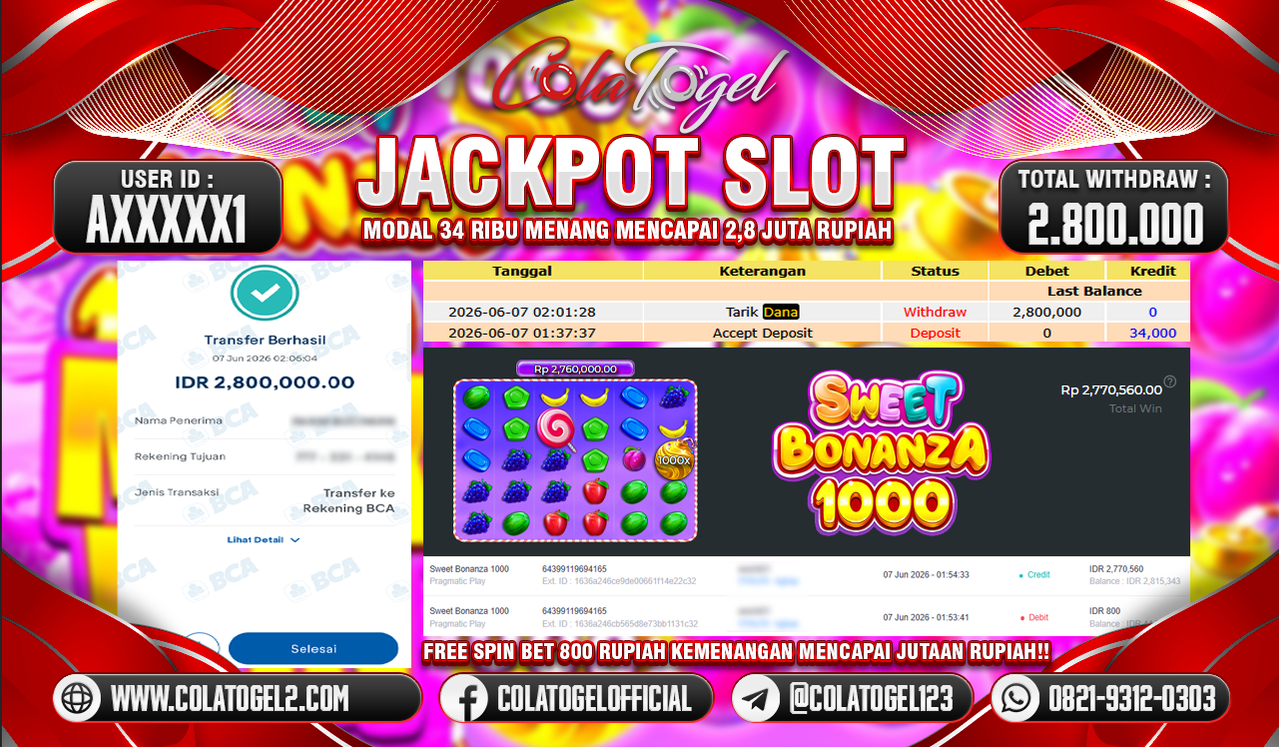 JACKPOT SLOT GACOR!!