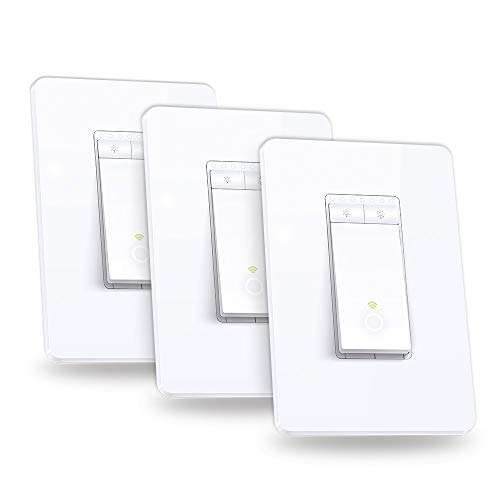 Amazon: TP-Link Kasa interruptores de luz regulable inteligente - 3 piezas (Precio antes de pagar) 