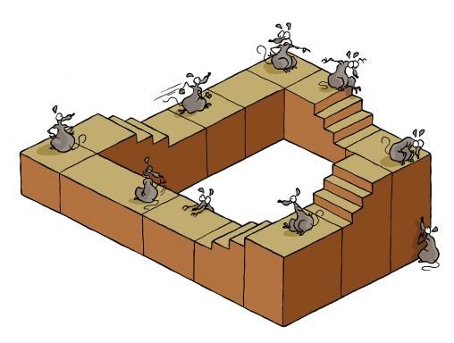 descente sans fin souris