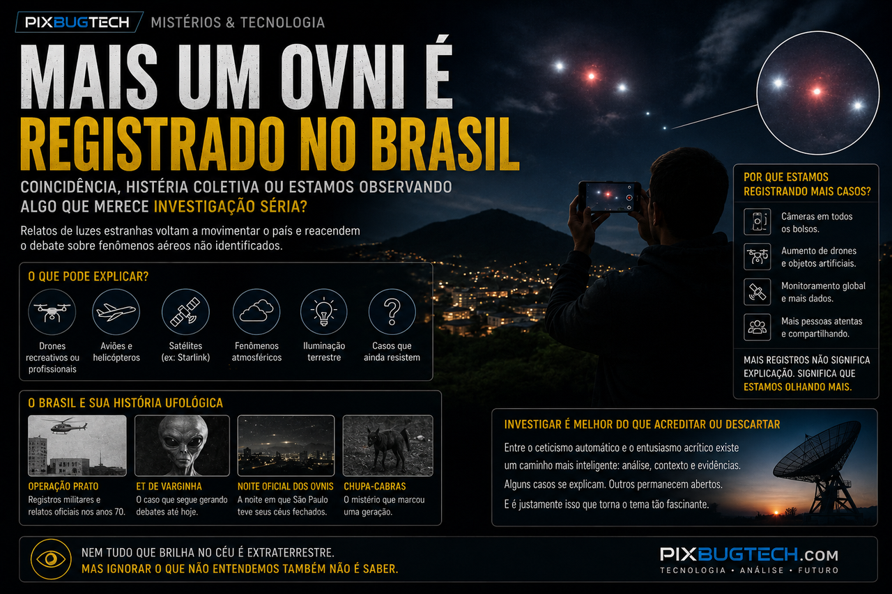 Mais Um OVNI é Registrado no Brasil Estamos Diante de uma Nova Onda de Avistamentos?