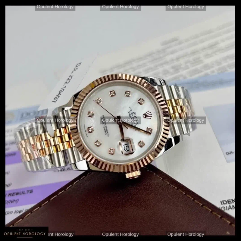 Rolex Datejust 126331 Rose Gold Plated Mother of Pearl Dial 41mm