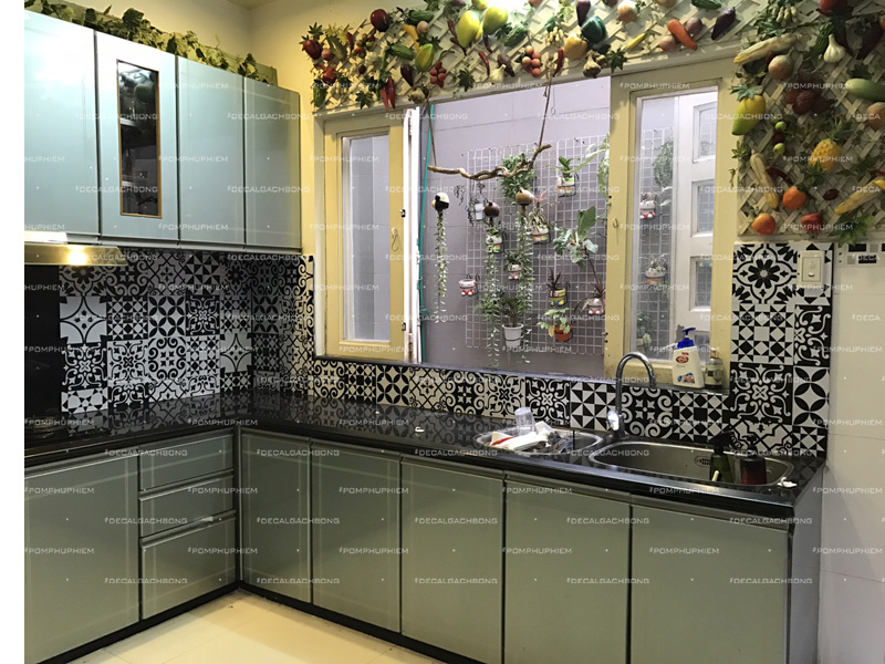 Decal gạch bông - giải pháp trang trí cho người bận rộn