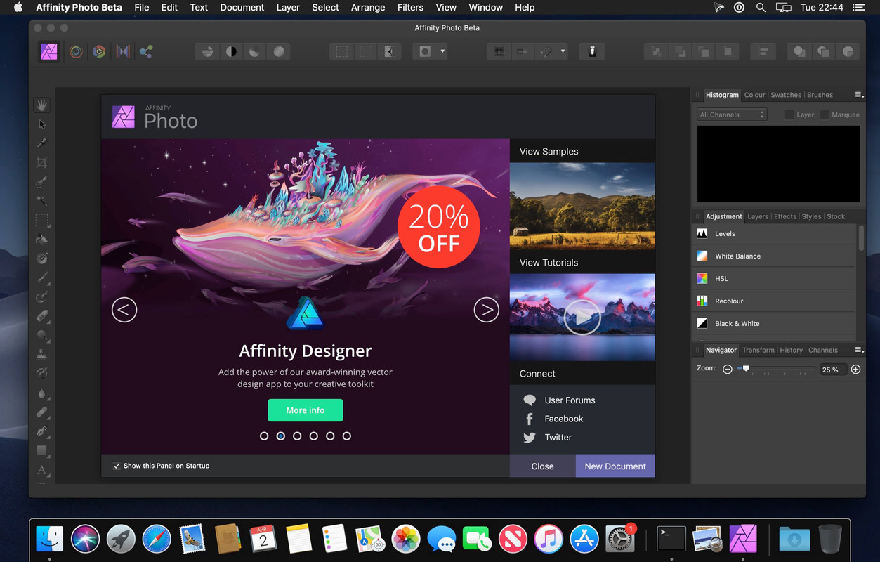 Affinity Photo Para MacOS Software profesional de edición 1