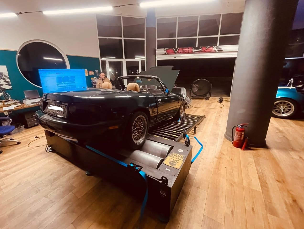 MX5 NA turbo engine bay