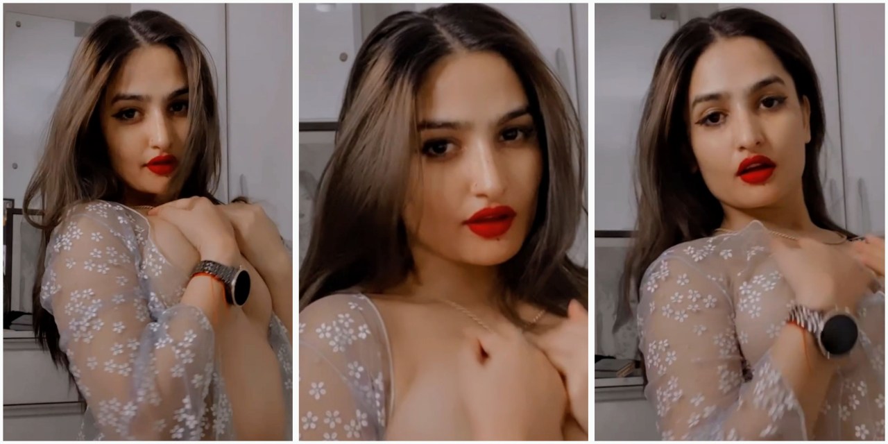 Sassy poonam teasing rubbing her huge boobs exclusive