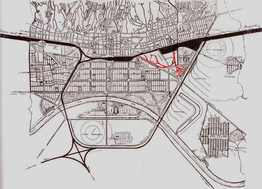 Zagrebake pruge ZP0-17a-1932-Regulacija-Zagreb