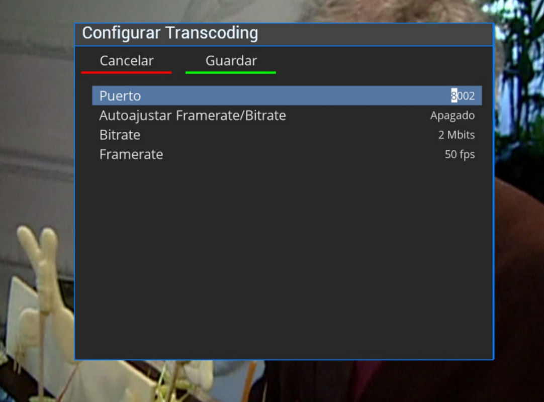 transcoding en V uno 4Kse