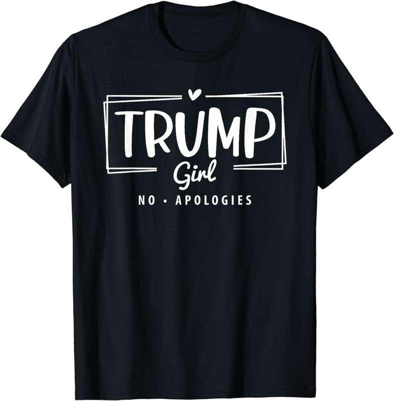 Trump Girl No Apologies Election 2024 Design Unisex T-Shirt