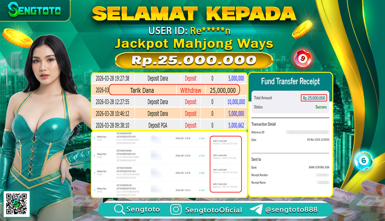 BUKTI PEMBAYARAN SLOT MAHJONG WAYS