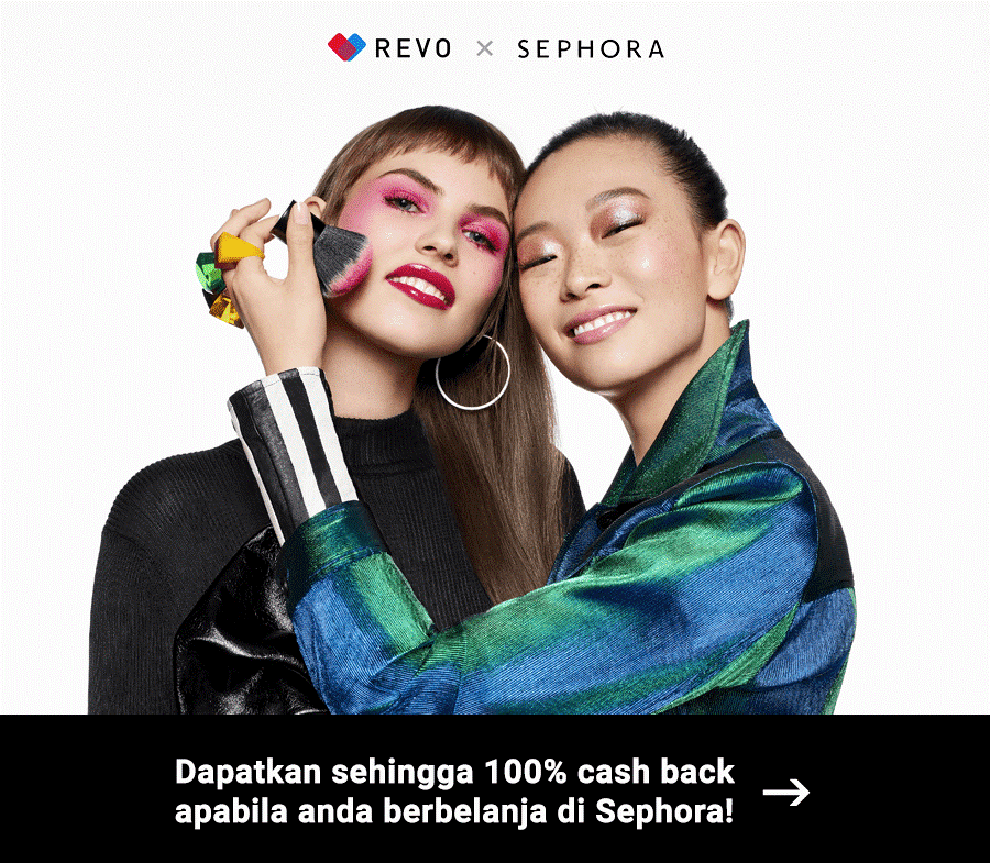 dapat cashback di sephora dengan aplikasi revo