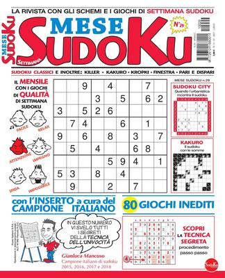 Settimana Sudoku Mese – Luglio 2021