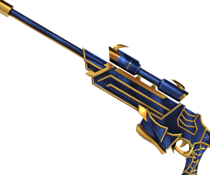 blue rhinestone sniper