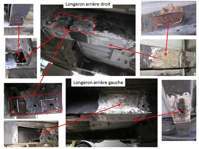 réparation chassis 4l