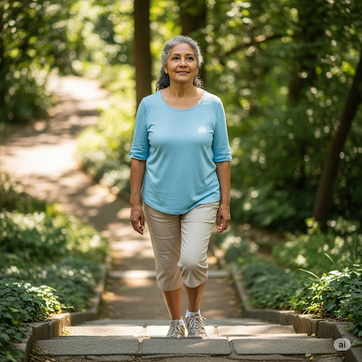 Mujer mayor serena Altersalud M&D