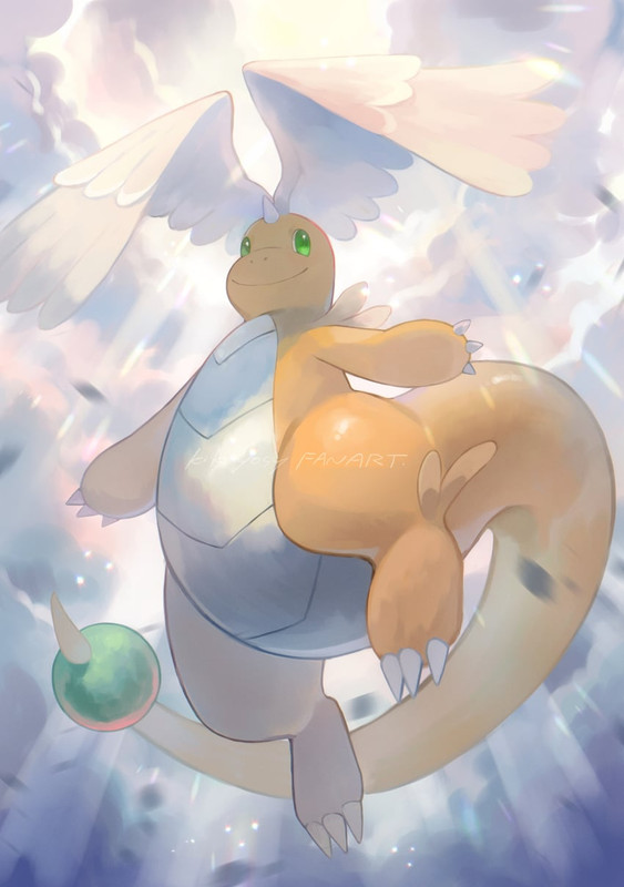 dragonite-and-mega-dragonite-pokemon-dra