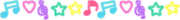 colorful divider