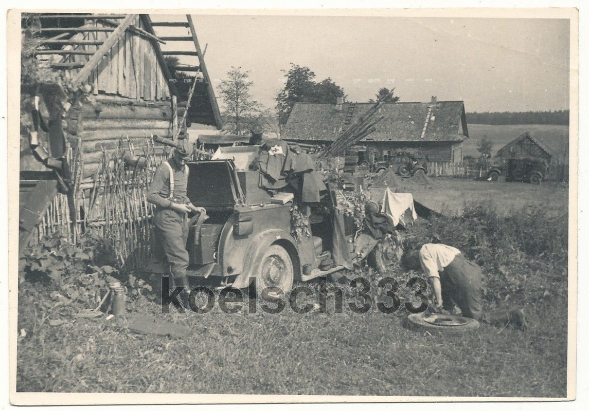 Ukraine Bauernhäuser Quartiere Sanitäter PKW Kfz