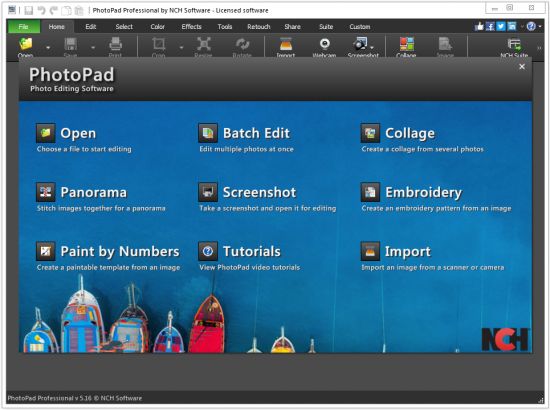 NCH PhotoPad Image Editor Professional 7.07 Beta