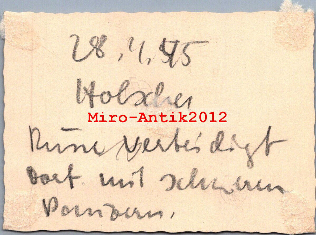 Foto, 28.04.1945, Panzer Josef Stalin bei Holscha (N)50792 (1)