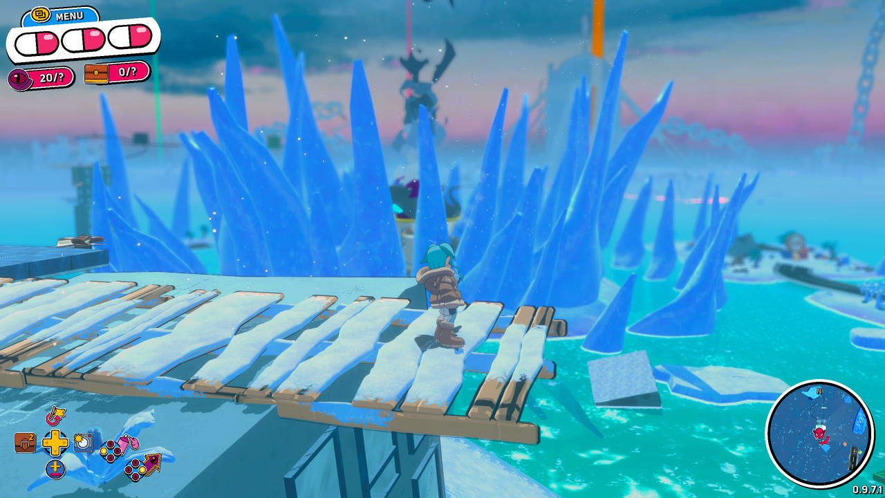 Demon Tides Gameplay Capture, icy island