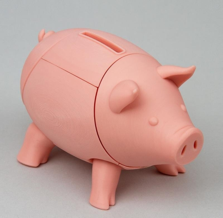 Fab365 – Foldable Piggy Bank – 3D Print Model Fab365 – Foldable Piggy Bank – 3D Print Model