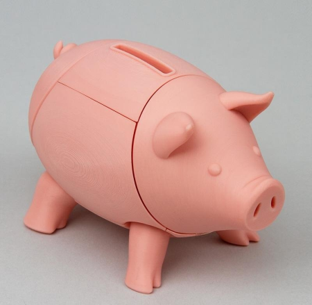 Fab365 – Foldable Piggy Bank – 3D Print Model