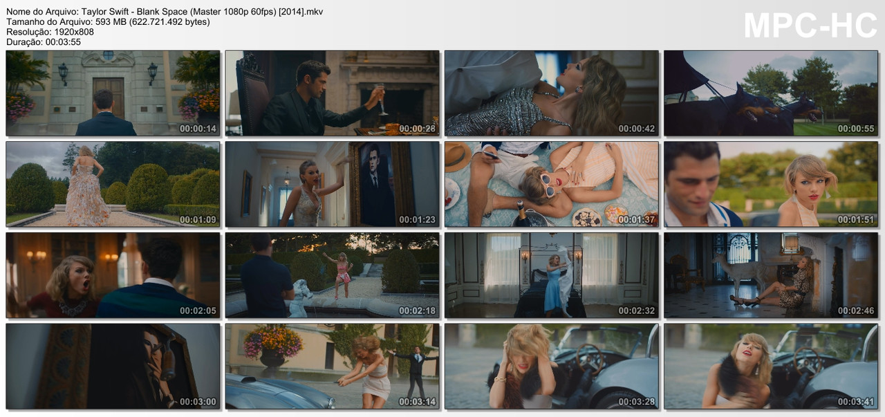 Taylor Swift - Blank Space (Master 1080p 60fps) [2014]