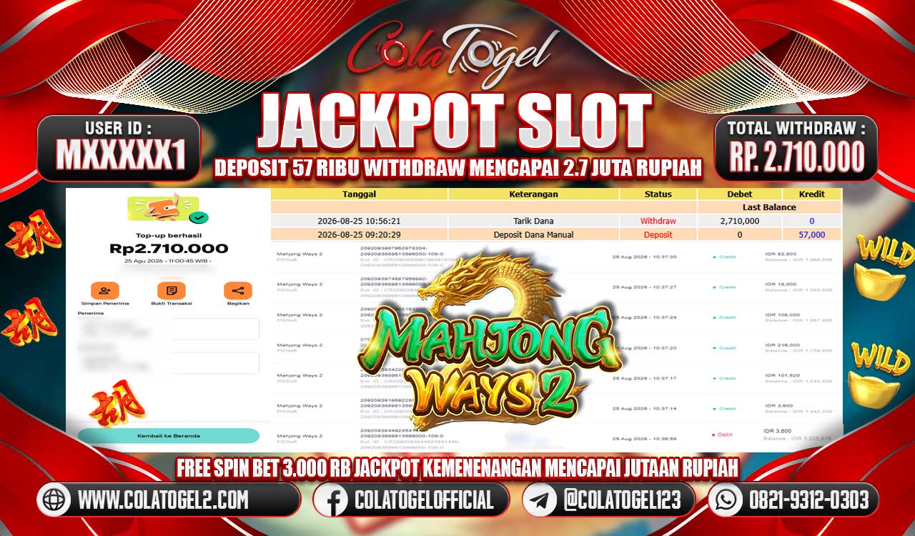 JACKPOT SLOT GACORR!!