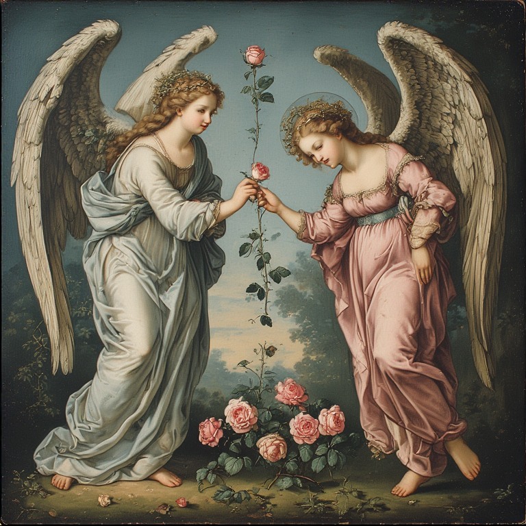 Maria-holdind-rose-and-Angel-A-(16)