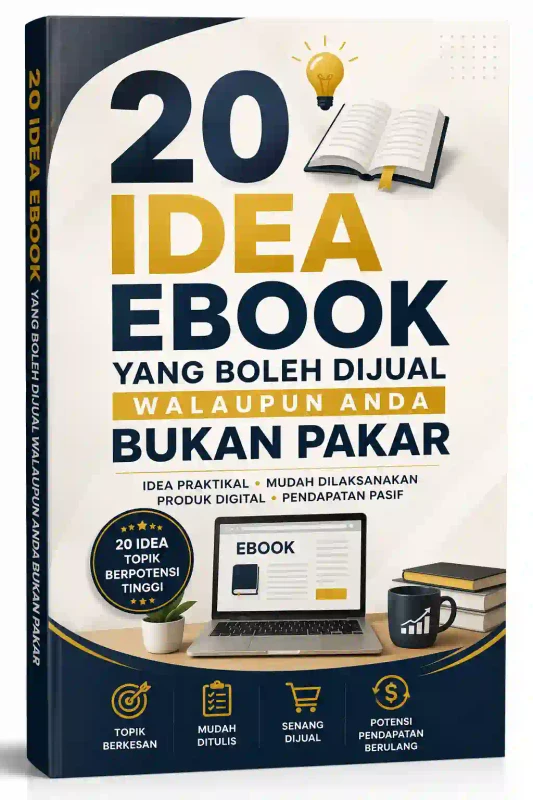 20 Idea Ebook Yang Boleh Dijual Walaupun Anda Bukan Pakar