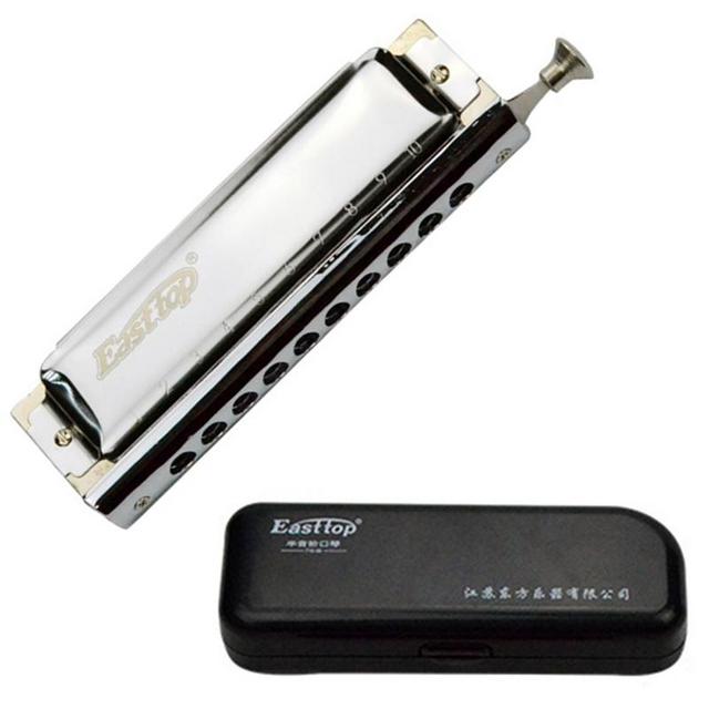 wholesale-easttop-10-holes-chromatic-harmonica