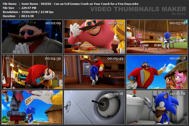 Sonic Boom S01E02 Can an Evil Genius Crash on Your Couch for a Few Days mkv