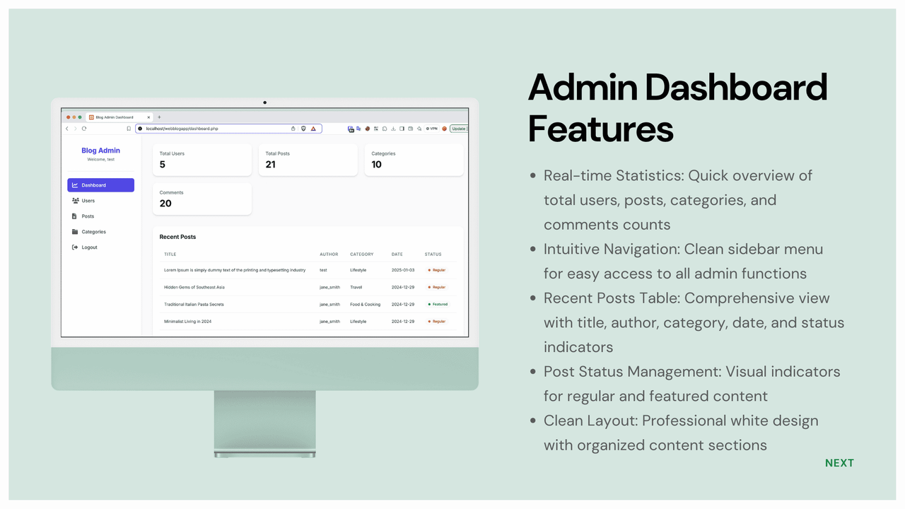 BlogBoost Pro - Flutter Blog & CMS with PHP Backend - 9