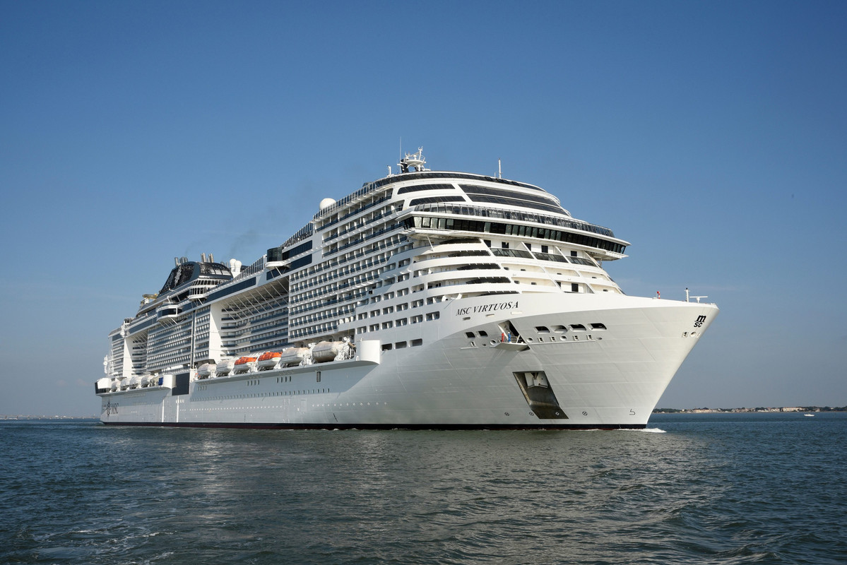 MSC Virtuosa, la nuova nave da crociera inaugurata da Sophia Loren