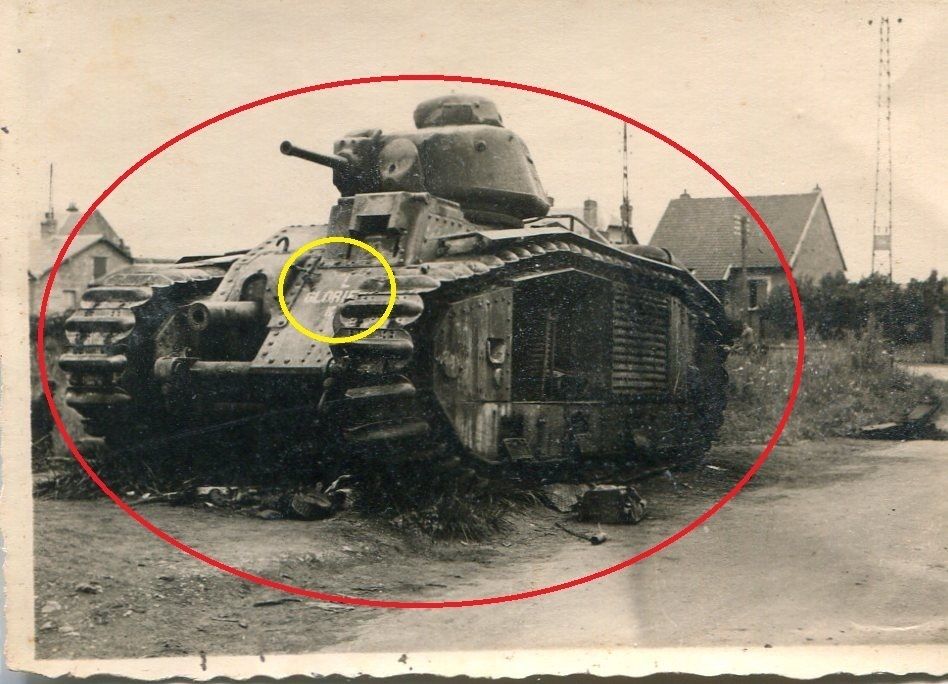 2WK England Panzer Tank Name Glorie defekt