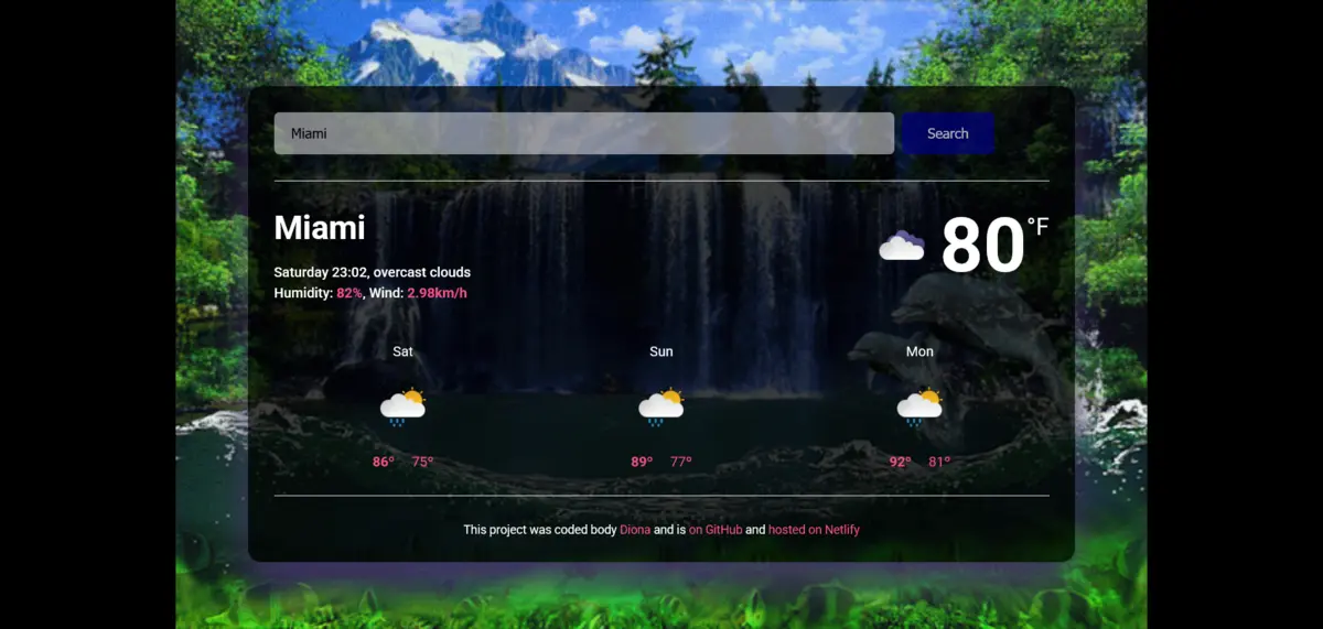 Forecast App