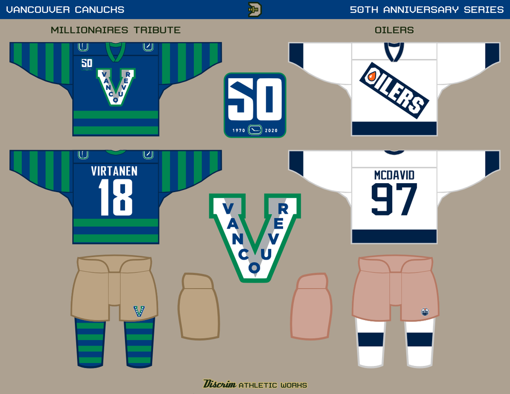 Canucks 50th Anniversary Series - Concepts - Chris Creamer's Sports Logos Community - CCSLC 