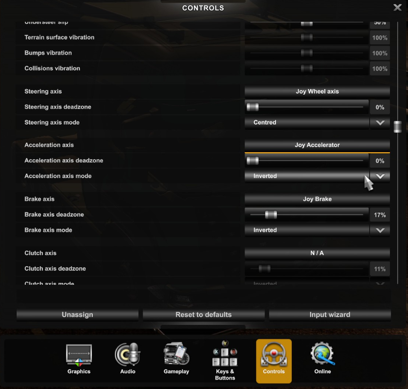 Accelerator pedal stuck SCS Software