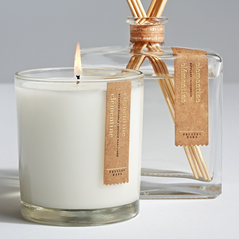 Свеча с хлопковым фитилем