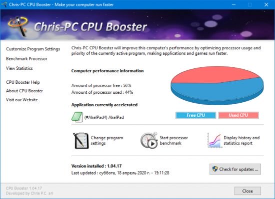 Chris-PC CPU Booster v1.05.28