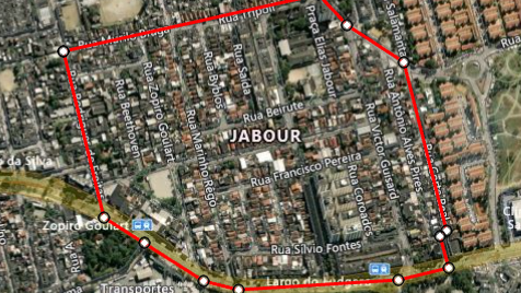 Vista panorâmica da Zona Oeste do Rio de Janeiro, simbolizando a ascensão da família Jabour Coutinho na região e a fundação de um bairro.