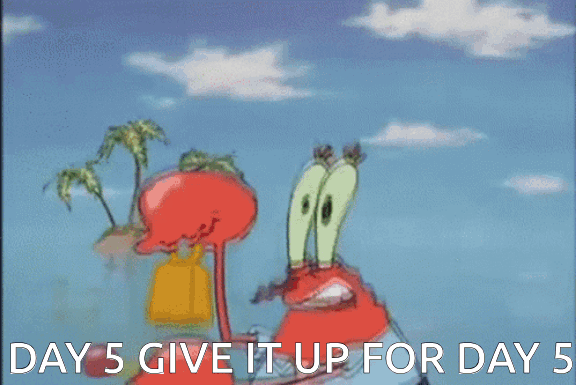 Gif of Mr Krabs ringing a bell with the caption