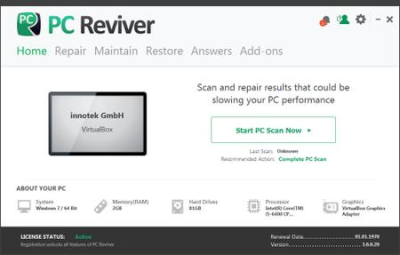 ReviverSoft PC Reviver 3.7.0.26 Multilingual