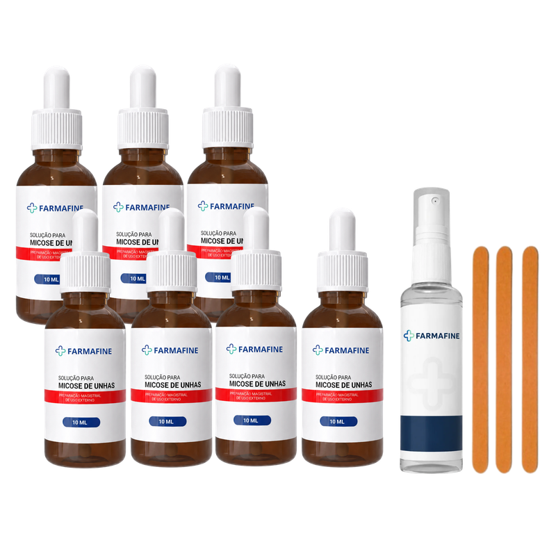 Kit da solução para micose — 7 frascos
