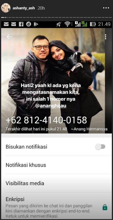 klarifikasi Ashanty