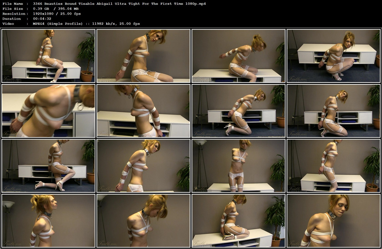 3346 Beauties Bound Tieable Abigail Ultra Tight For The First Time 1080p mp4