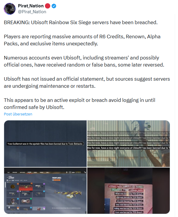 Ubisoft Hack